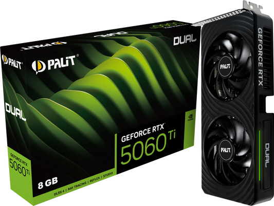 Palit GeForce RTX 5060 Ti Dual 8GB GDDR7 PCI-Express Graphics Card